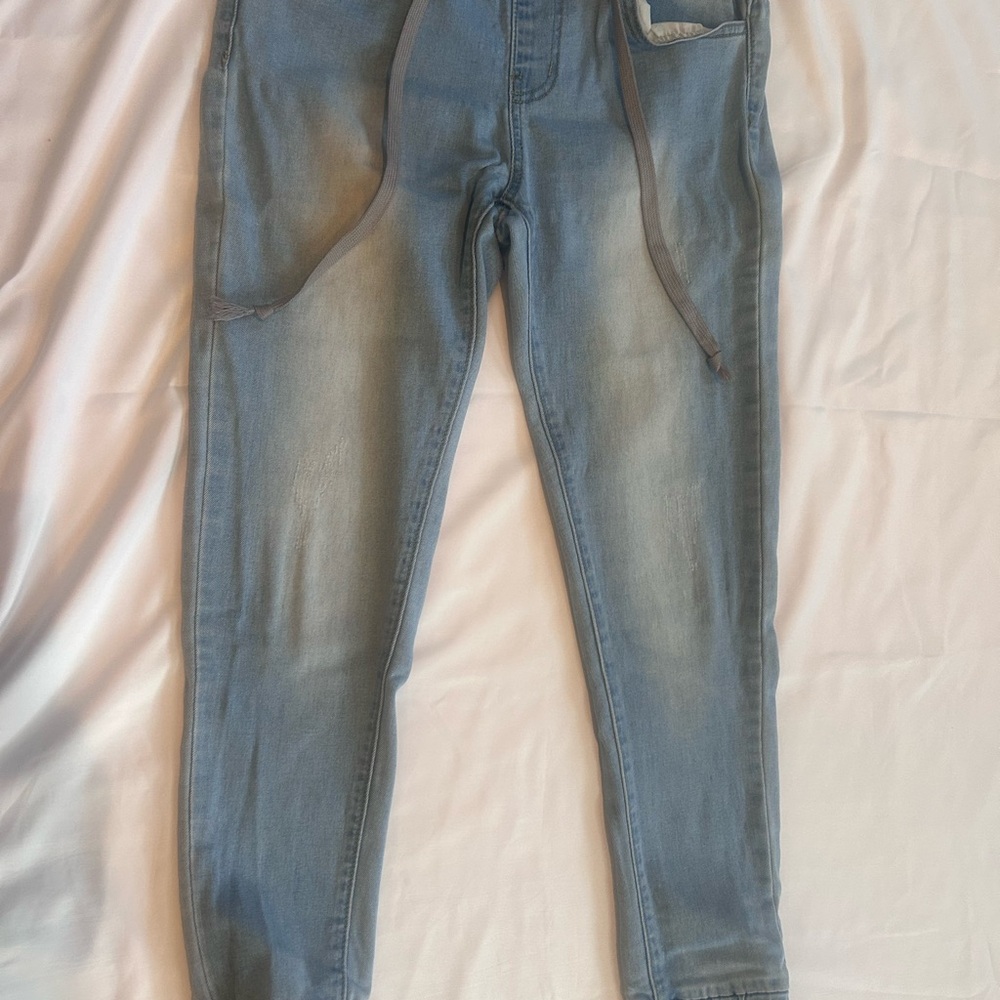 GOGO Light Blue Denim Joggers
